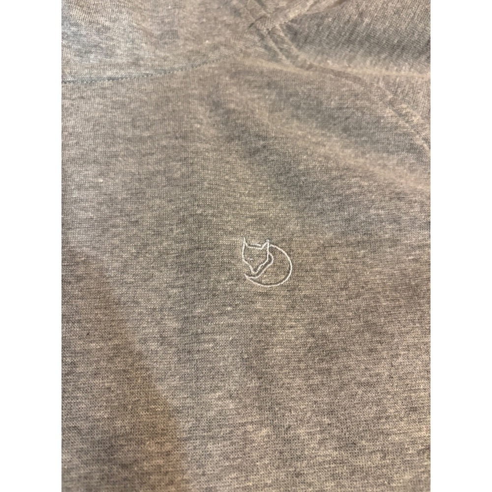 Fjallraven High Coast Hoodie Mens Medium Grey‎ 82258 Cotton Blend Pullover - Picture 2 of 8